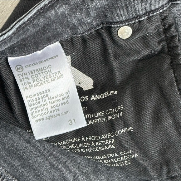 AG Adriano Goldschmied Mari High Rise Slim Straight Jeans - Picture 6 of 16